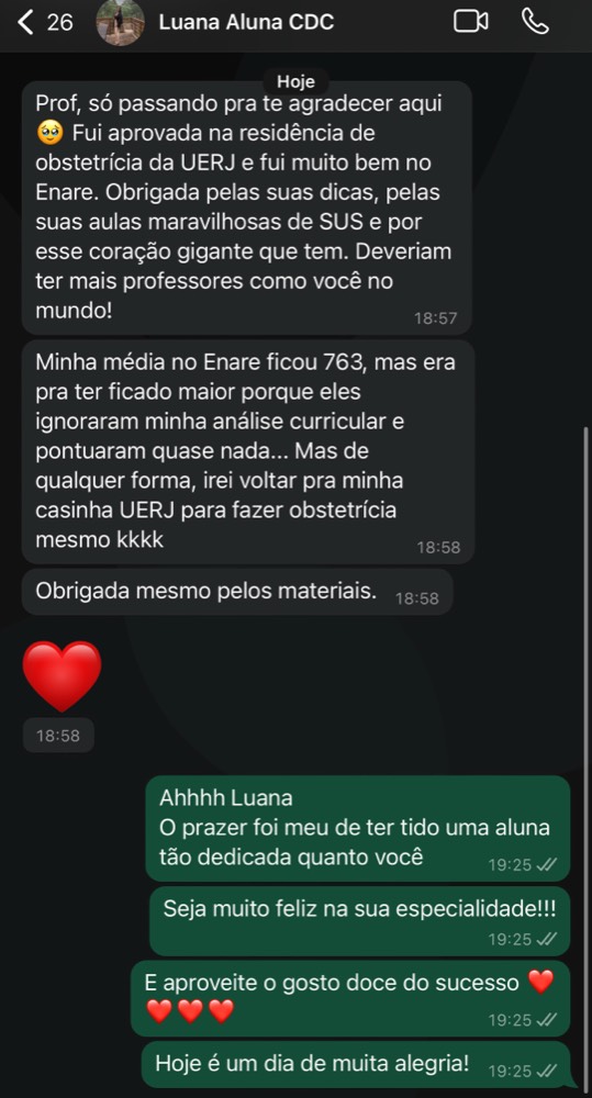Depoimento de aluna do Cuidando da Carreira