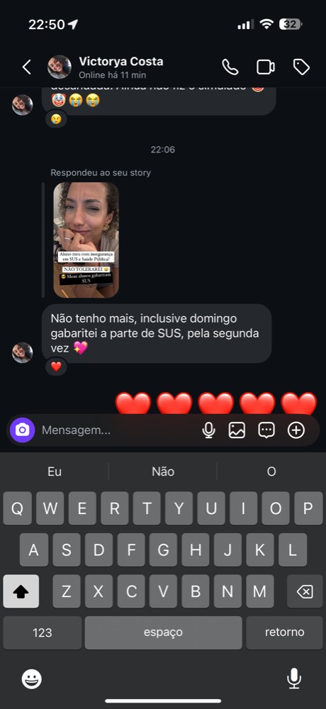 Depoimento de aluna do Cuidando da Carreira